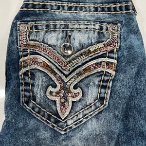 Rock revival buckle jeans size 26 strait